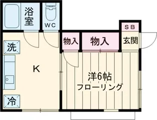 モンフレール【1階】の間取り