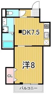 パレスホリケ2【3階】の間取り