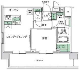 スタイリオ梶が谷【7階】の間取り