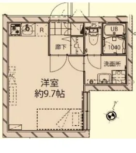 LEGALAND高田馬場【3階】の間取り
