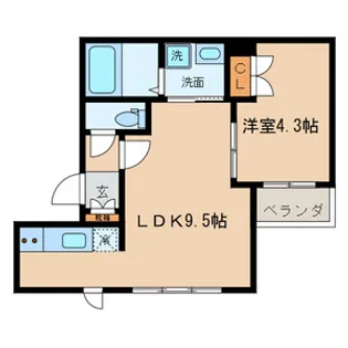 Maison Bliss【2階】の間取り