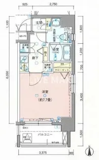 ヴェルト亀戸【10階】の間取り