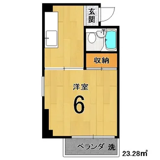 嵯峨野ハイツ【2階】の間取り