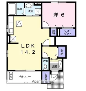 シェルト ストーリアIII【1階】の間取り