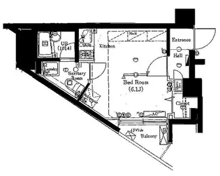 ブライズ新宿中井【3階】の間取り