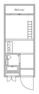 大阪府大阪市福島区野田4【マンション】の間取り