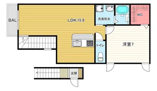 TREE COURT【2階】の間取り