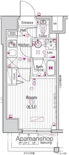 ガーラ・クレスタ横濱関内【6階】の間取り