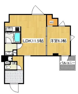 神奈川県川崎市多摩区登戸【マンション】の間取り