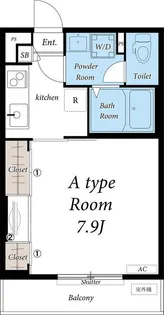 リブリ東葛西【3階】の間取り