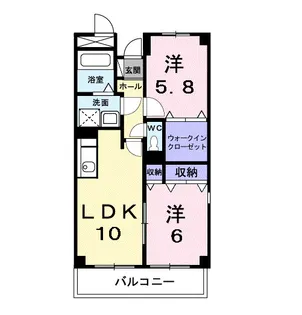 神奈川県足柄上郡松田町松田惣領【マンション】の間取り