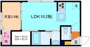 ヴァーチュオーゾ【2階】の間取り