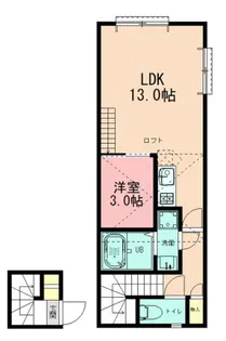 クレスト井土ヶ谷【2階】の間取り