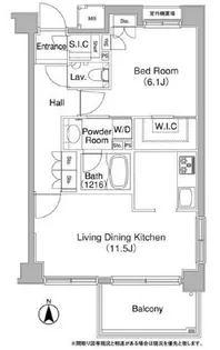 東京都新宿区高田馬場1【マンション】の間取り