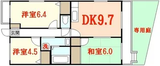 ノネット東野【1階】の間取り