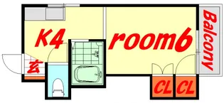 西原ビル【4階】の間取り