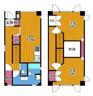 オルフェア帝塚山の間取り