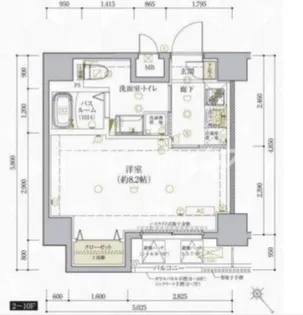 東京都北区王子2【マンション】の間取り