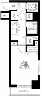 パレステュディオ ドルチェ 日本橋イースト【5階】の間取り