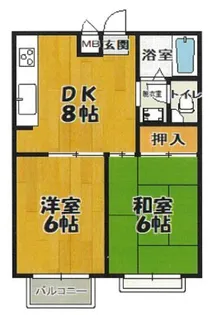 東京都国分寺市内藤2【アパート】の間取り