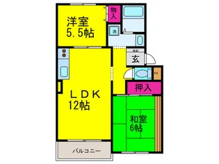 グッドライフ21【1階】の間取り