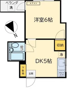 東壱番館【3階】の間取り