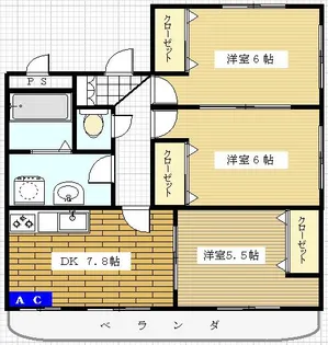 マンションTNK【1階】の間取り