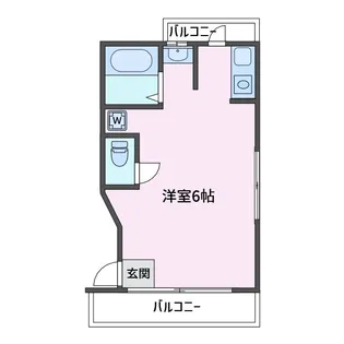 ローズハイツ【2階】の間取り