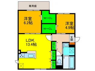 Lien Fort【1階】の間取り