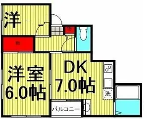 川口屋コーポ【2階】の間取り