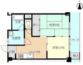 堀ビル【3階】の間取り