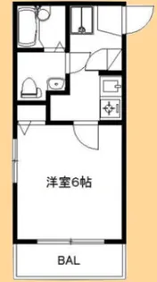 Jc Street 鶴瀬【1階】の間取り