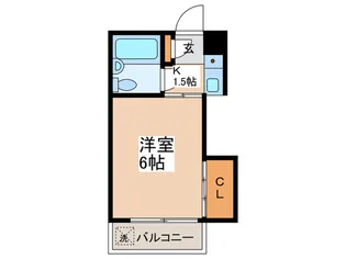 シブヤハイツ【2階】の間取り