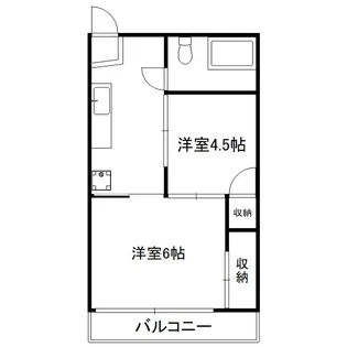 メゾン長崎1【3階】の間取り