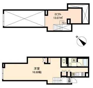 PASEO神宮前【1階】の間取り