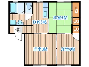 パークモトカマヤ【1階】の間取り