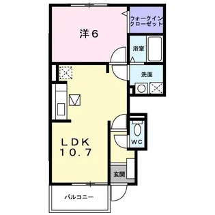 スターヒルズII【1階】の間取り