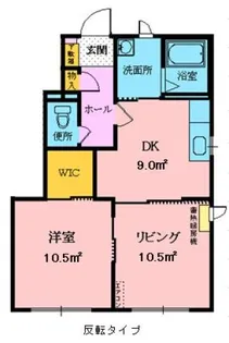 ディアス盛南C【1階】の間取り