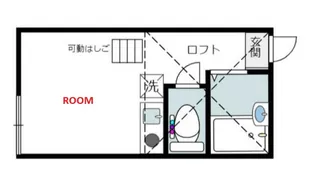 ミーティア横浜西【1階】の間取り