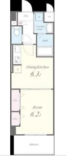 エスポアール蘆花公園【6階】の間取り