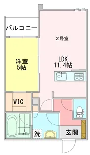 LIVENT元住吉【1階】の間取り