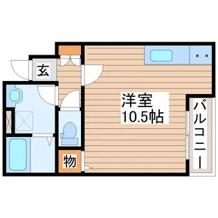 メゾン・ド・プレジール太子堂【1階】の間取り