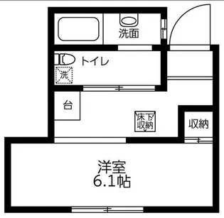 セイザン山手【1階】の間取り
