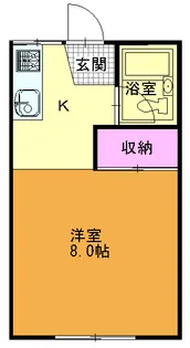 ベルディア浜町【1階】の間取り