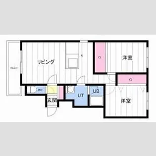 フラット佳月【3階】の間取り