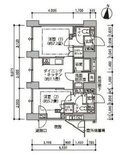 東雲キャナルコートCODAN14号棟【6階】の間取り