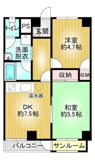 ビルトマンション西宮【4階】の間取り