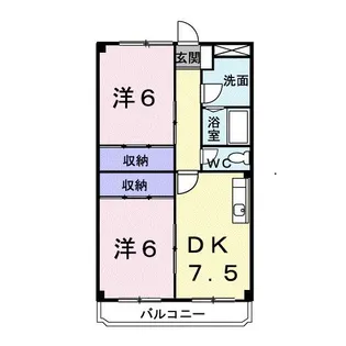 アーリーバード【2階】の間取り