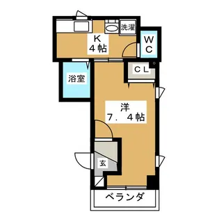 ベルデハイム【2階】の間取り