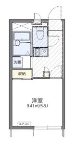 レオパレススペーシア 東池袋【1階】の間取り